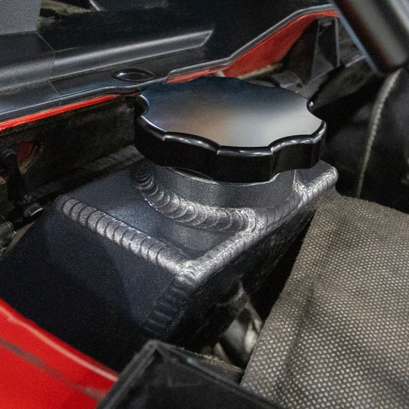 Wehrli 10-12 Cummins 6.7L Coolant Tank (OEM Placement) - WCFab Red - Image 4