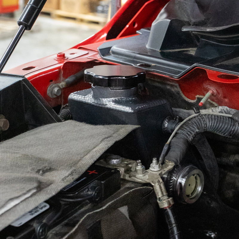 Wehrli 10-12 Cummins 6.7L Coolant Tank (OEM Placement) - WCFab Red - Image 7