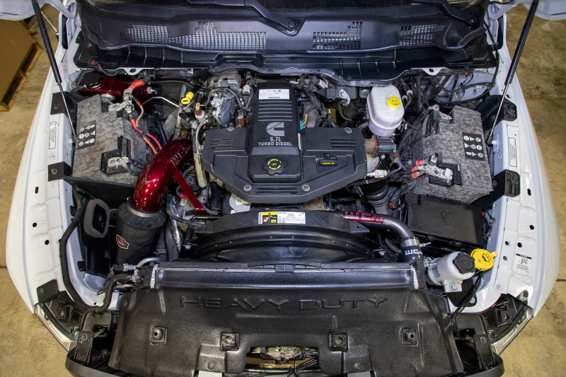 Wehrli 10-18 Dodge 6.7L Cummins (Non 13-15 w/Dual Rads/Twin CP3) Upper Coolant Pipe - WCFab Red - Image 3