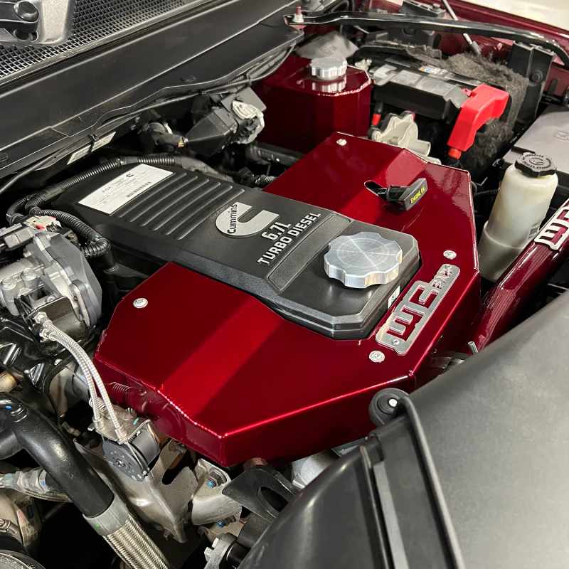 Wehrli 10-23 Cummins Fabricated Aluminum Engine Cover - Illusion Blueberry - Image 7
