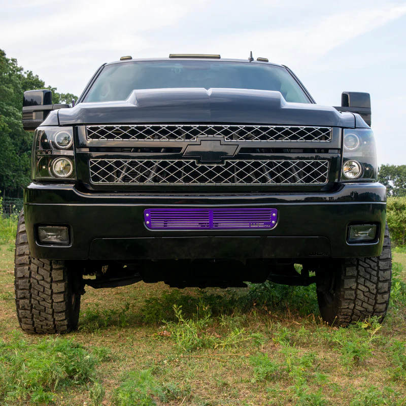 Wehrli 11-14 Chevrolet Silverado 2500/3500 HD / Duramax LML Bumper Grille - Fine Texture Black - Image 5