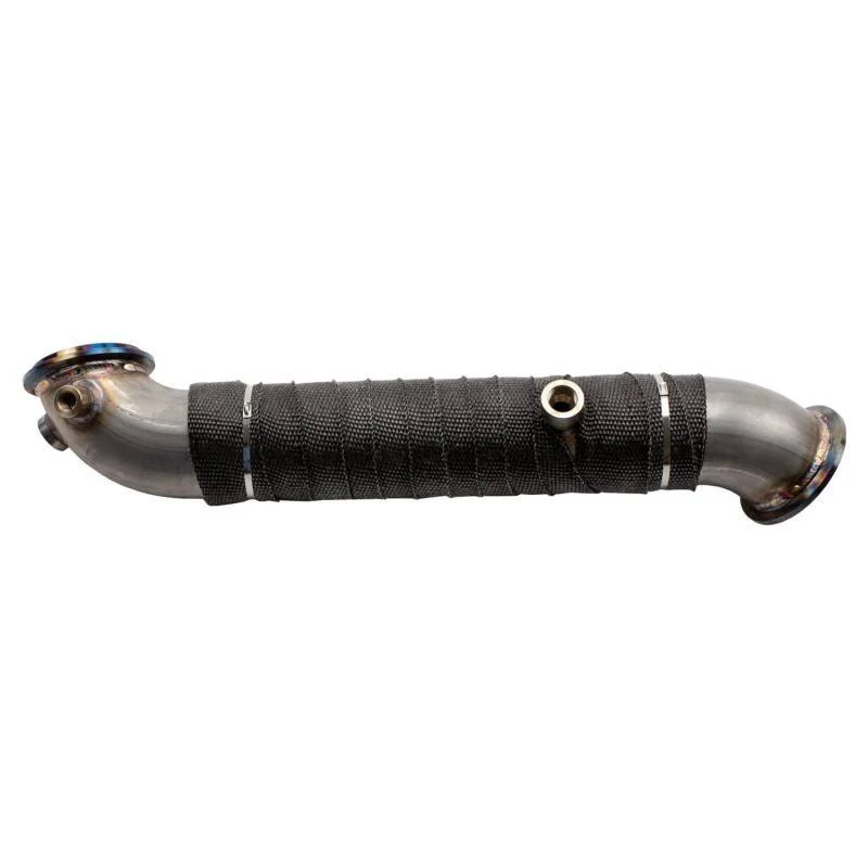 Wehrli 11-15 Chevrolet 6.6L LML Duramax 3in Stainless Down Pipe (V-Band Style) - Image 4