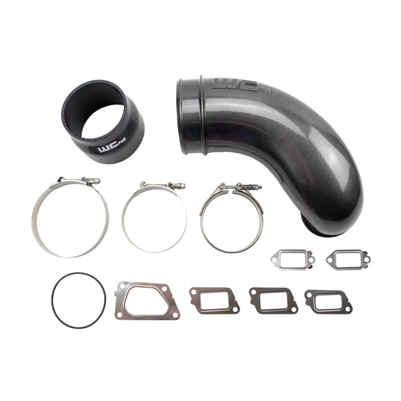 Wehrli 11-16 Chevrolet 6.6L LML Duramax 5in Intake Horn - Candy Red - Image 2
