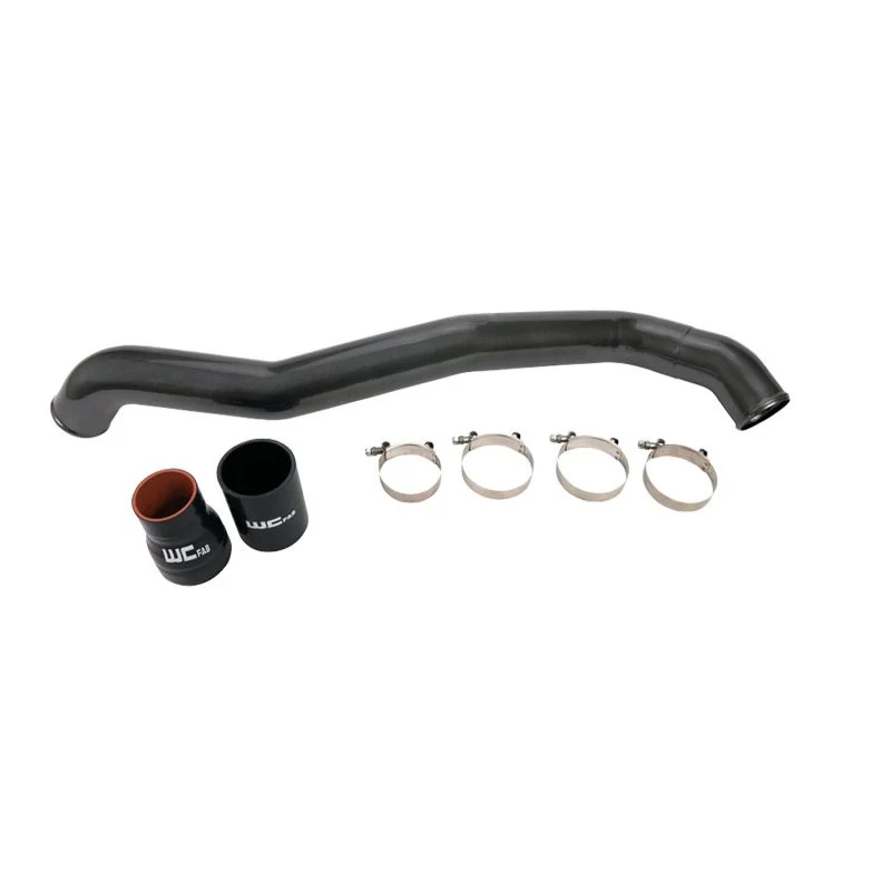 Wehrli 11-16 Chevrolet 6.6L LML Duramax Driver Side 3in Intercooler Pipe - Fine Texture Black - Image 2