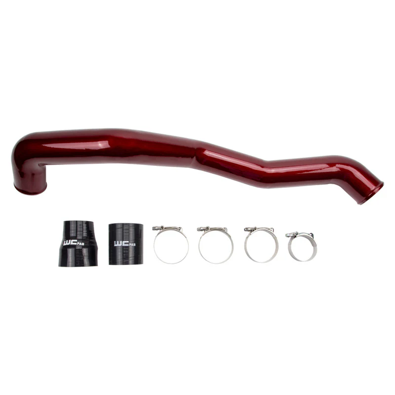 Wehrli 11-16 Chevrolet 6.6L LML Duramax Driver Side 3in Intercooler Pipe - Flat Black