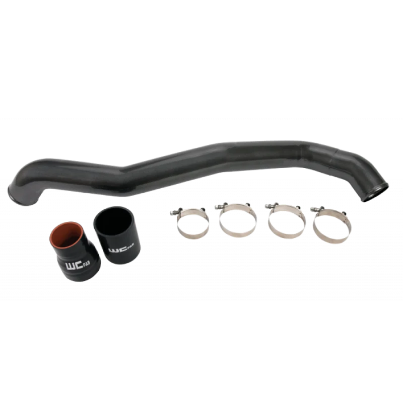 Wehrli 11-16 Chevrolet 6.6L LML Duramax Driver Side 3in Intercooler Pipe - Semi-Gloss Black - Image 2