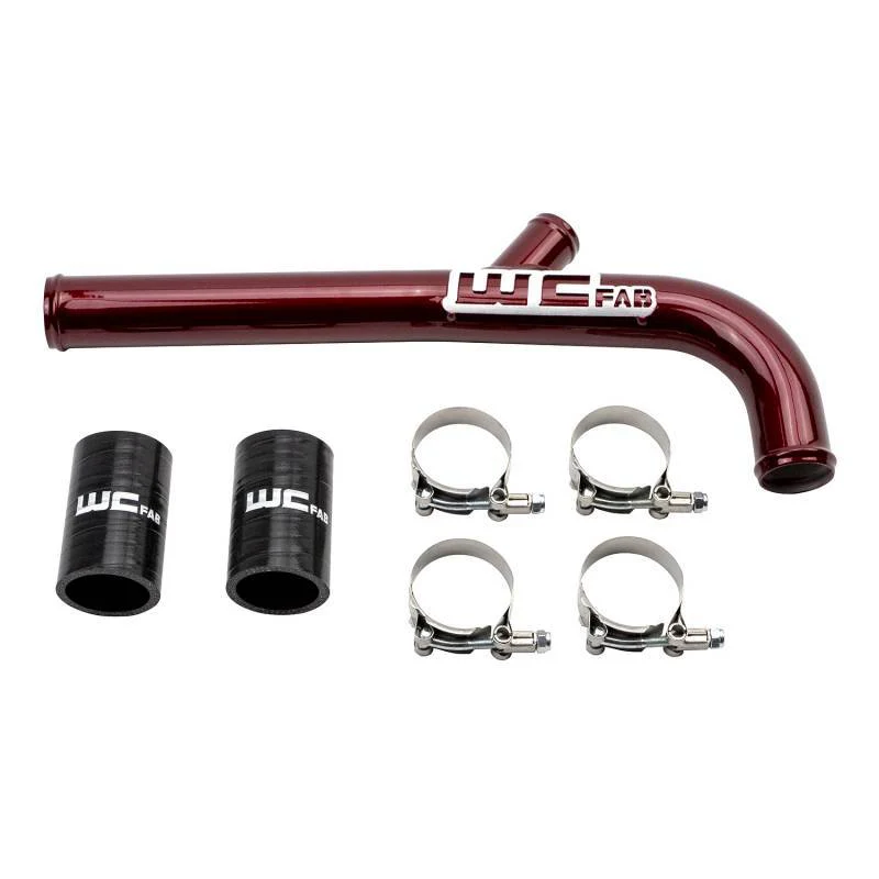 Wehrli 13-15 Dodge Cummins 6.7L w/Dual Radiator Upper Coolant Pipe - Gloss Black - Image 2