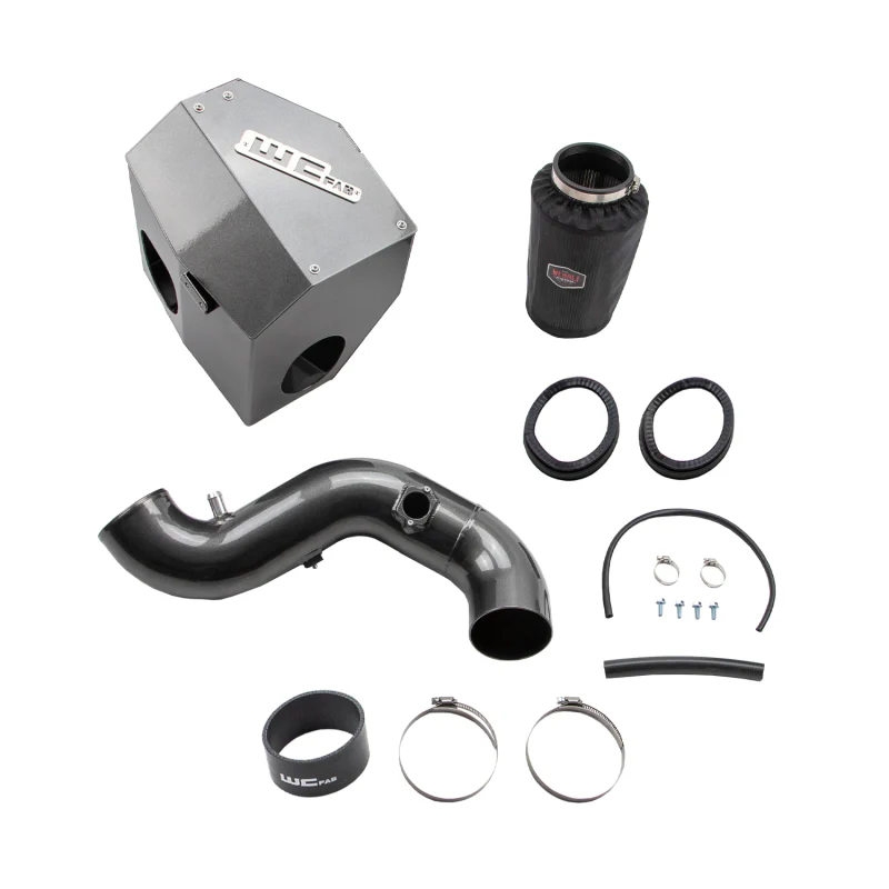 Wehrli 13-18 Cummins 6.7L Intake Kit 4in - Gloss White - Image 2
