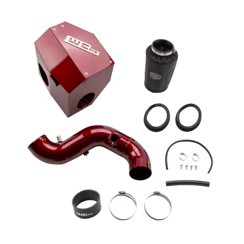 Wehrli 13-18 Cummins 6.7L Intake Kit 4in - WCFab Red - Image 3
