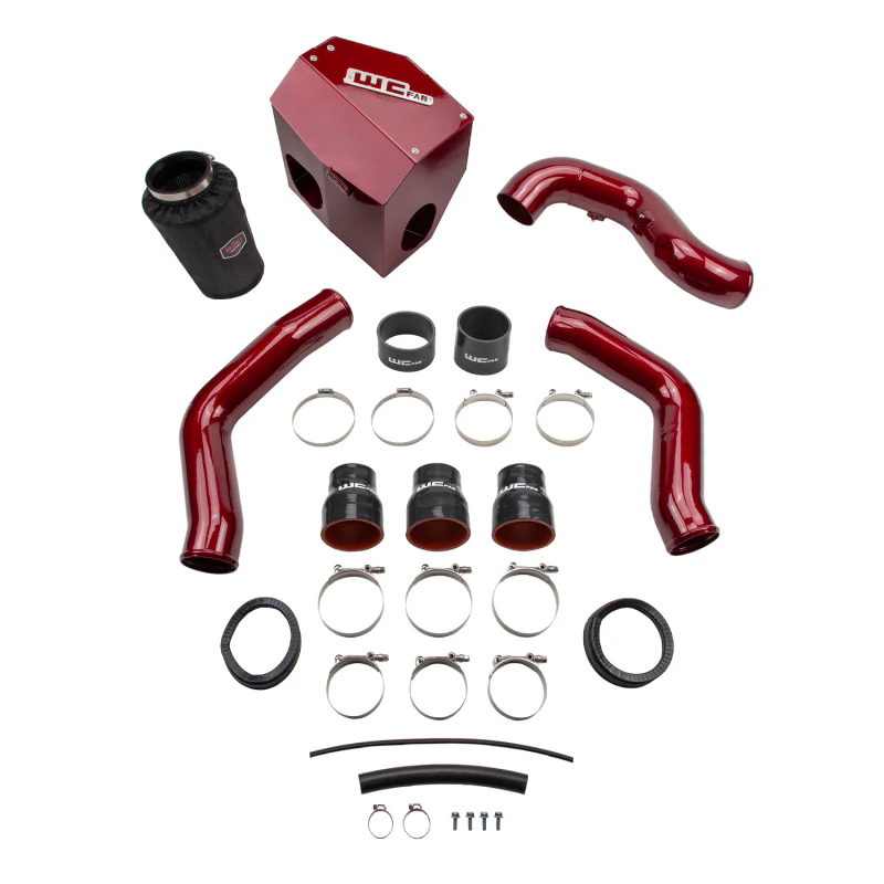 Wehrli 13-18 Cummins 6.7L Stage 2 High Flow Bundle Kit - WCFab Red - Image 3