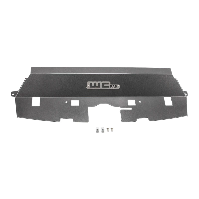 Wehrli 13-18 Cummins Fabricated Aluminum Radiator Cover - Gloss Black - Image 5