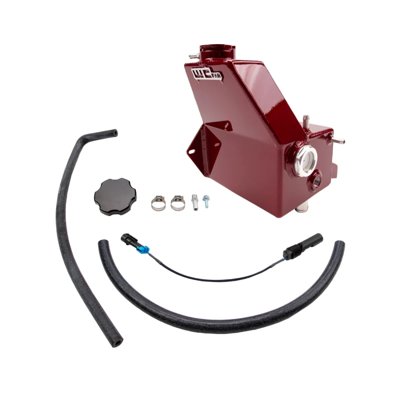 Wehrli 13-18 Dodge 6.7L Cummins OEM Placement Coolant Tank Kit - WCFab Red