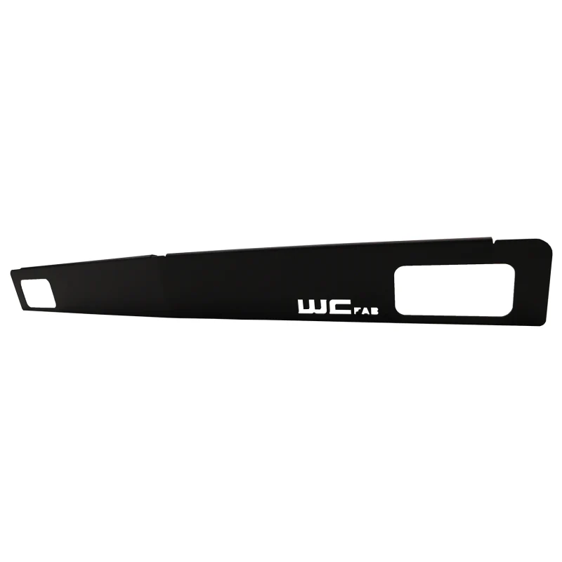 Wehrli 15-19 Chevrolet 2500/3500 Front Bumper Valance Filler Panel Kit w/Tow Hooks - Texture Black - Image 2