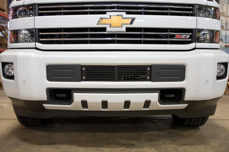 Wehrli 15-19 Chevrolet Silverado HD 6.6L LML/L5P Duramax Bumper Grille - Gloss Black - Image 6