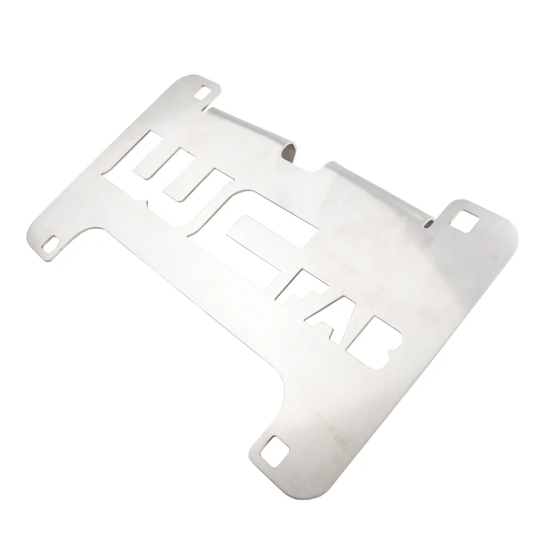 Wehrli 15-19 Chevy HD Lower Valance Filler Panel License Plate Mount Bracket - Image 3