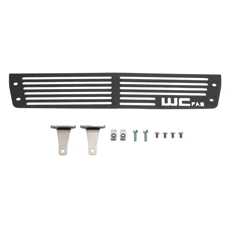 Wehrli 15-19 GMC Sierra 6.6L LML/L5P Duramax Bumper Grille - Fine Texture Black Powder Coat Finish - Image 3