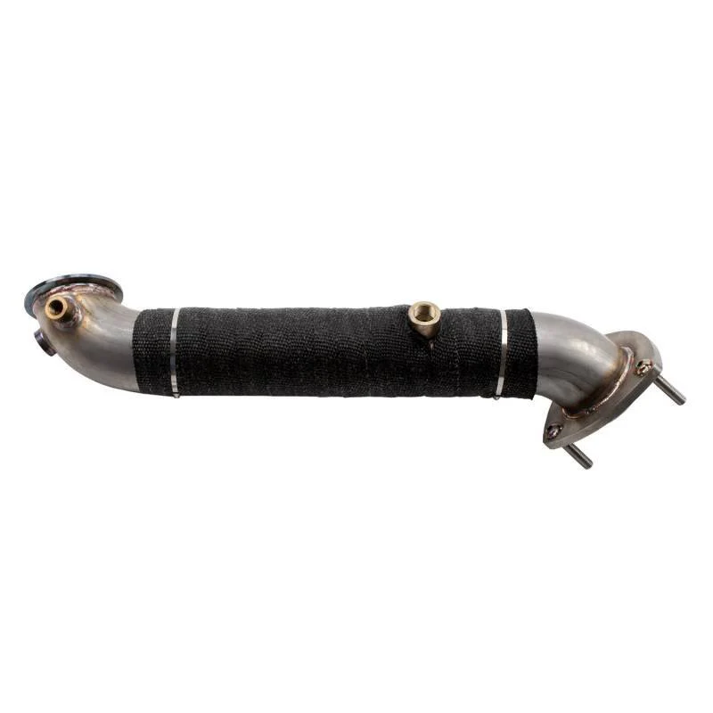 Wehrli 15.5-16 Chevrolet 6.6L LML Duramax 3in Stainless Down Pipe (3 Bolt Flange) - Image 2