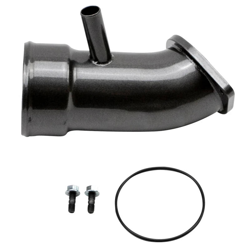 Wehrli 17-19 Chevrolet 6.6L L5P Duramax 3.5in Intake Horn w/PCV Port - Gloss White - Image 2