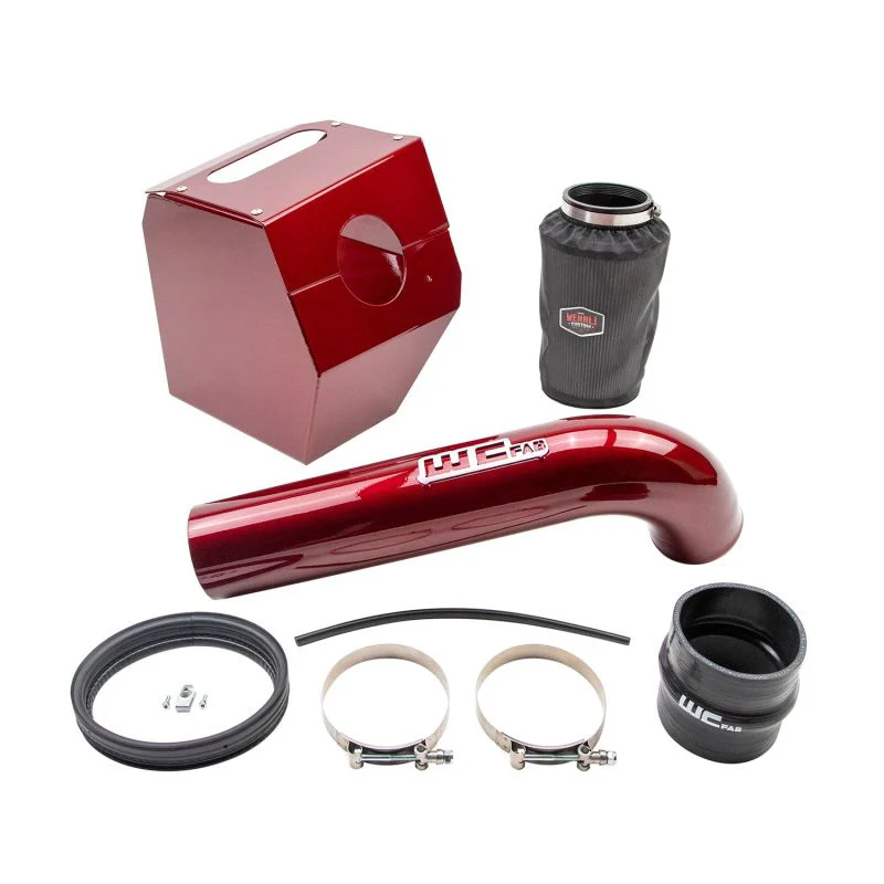 Wehrli 17-19 Chevrolet 6.6L L5P Duramax 4in Intake Kit - Candy Red - Image 2