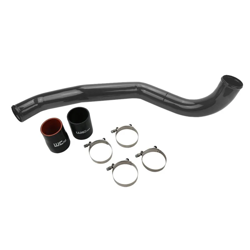 Wehrli 17-19 Chevrolet 6.6L L5P Duramax Driver Side 3in Intercooler Pipe - Bronze Chrome - Image 2