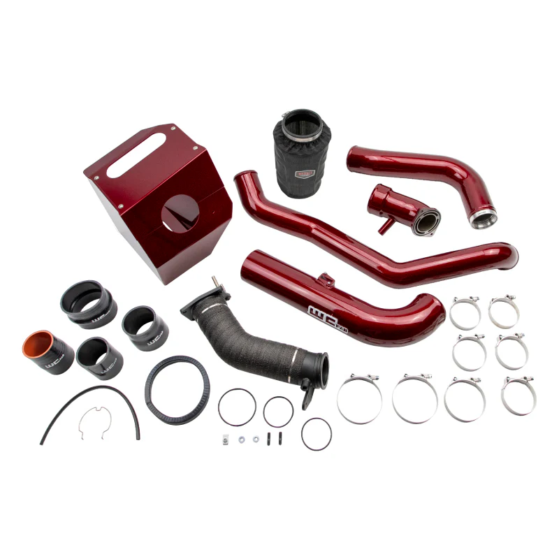 Wehrli 17-19 Chevrolet L5P Duramax High Flow Intake Bundle Kit - Red - Image 3