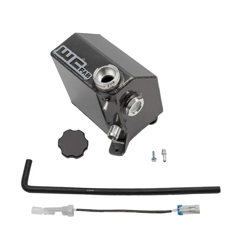Wehrli 17-19 L5P / 2019+ L5D Duramax OEM Placement Coolant Tank Kit - Fine Texture Black