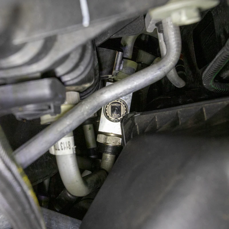 Wehrli 17-19 L5P Duramax Billet Anodized Transmission Cooler Thermostat Bypass Plug - Image 3