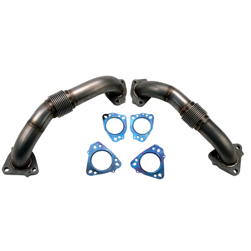 Wehrli 17-24 Chevrolet 6.6L L5P Duramax 2in Stainless Up Pipe Kit w/Gaskets - Image 2