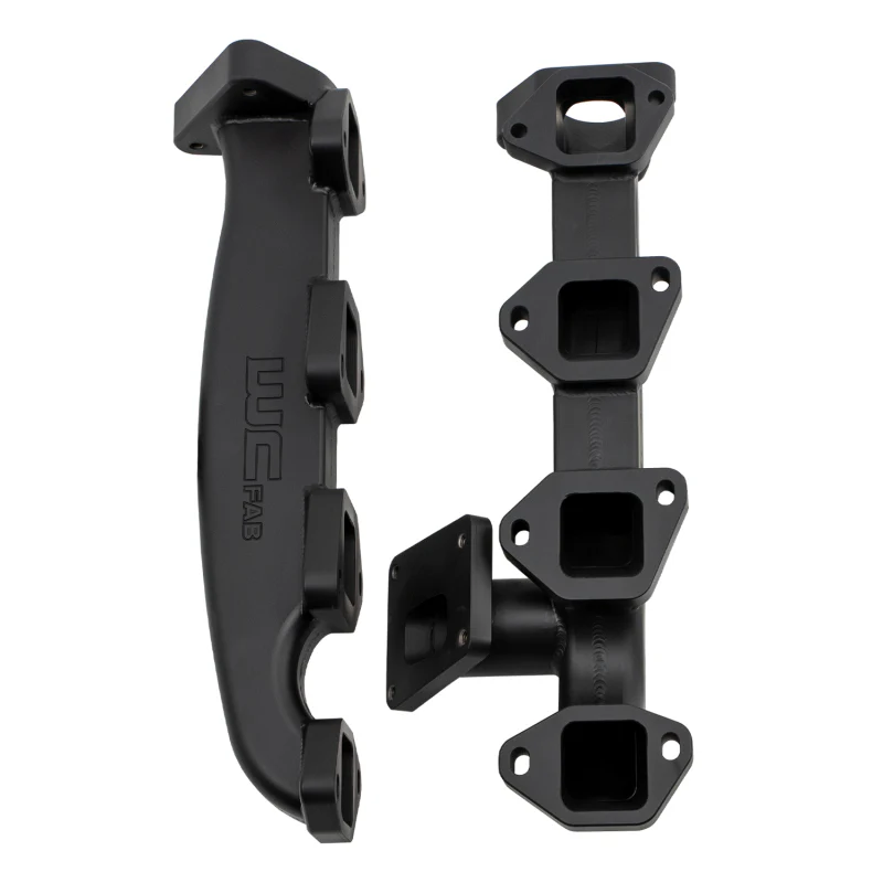 Wehrli 17-24 Chevrolet Duramax Billet Exhaust Manifold & Stainless Up Pipe Kit w/ Gaskets & Hardware - Image 5