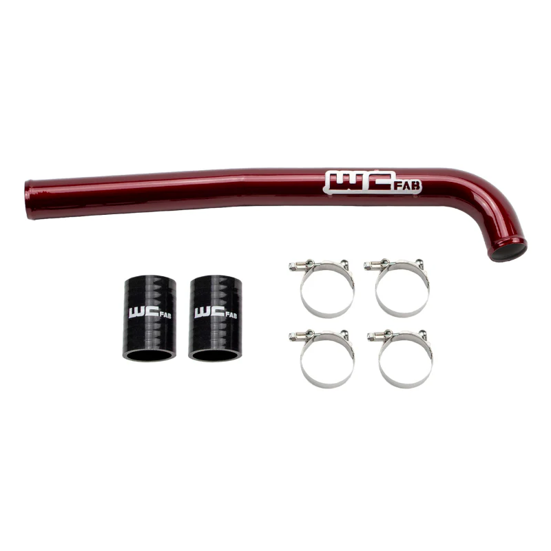 Wehrli 19-23 Chevrolet 6.7L Cummins High Output Upper Coolant Pipe - WCFab Red - Image 3