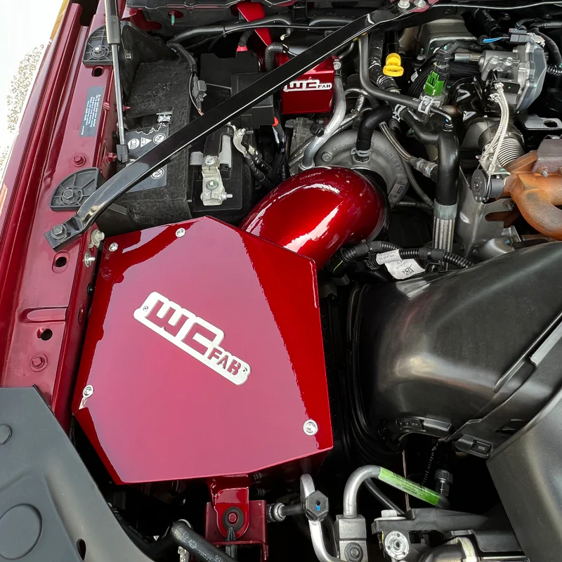 Wehrli 19-23 Cummins 6.7L 5in Intake Kit - WCFab Grey - Image 4