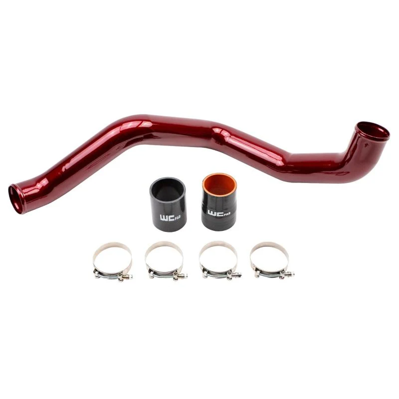 Wehrli 20-24 Chevrolet 6.6L L5P Duramax Driver Side 3in Intercooler Pipe - Candy Red - Image 4