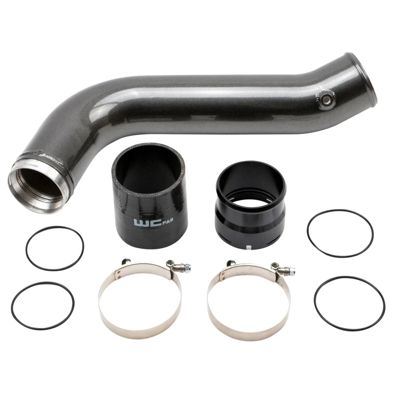 Wehrli 20-24 Chevrolet 6.6L L5P Duramax Passenger Side 3.5in Intercooler Pipe - Bengal Red - Image 5