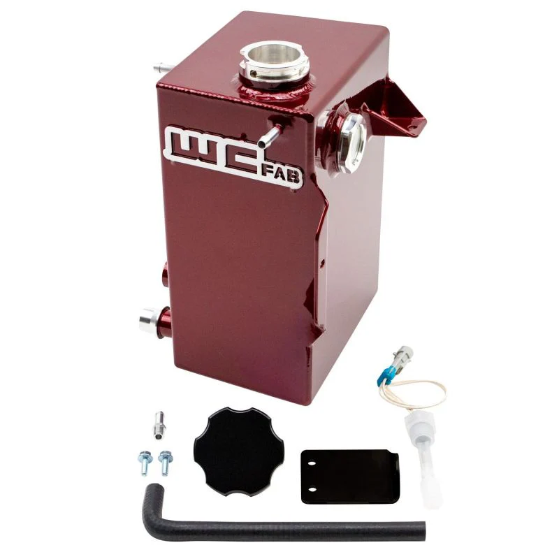 Wehrli 20-24 Chevrolet-GMC 6.6L L5P Duramax OEM Placement Coolant Tank Kit - Candy Red - Image 2