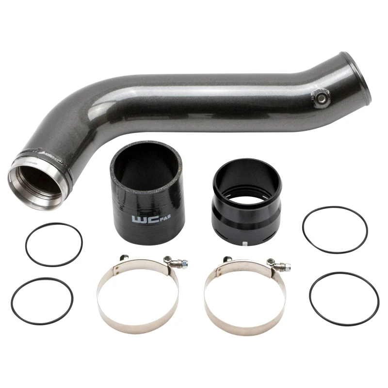 Wehrli 20-25 Chevrolet 6.6L L5P Duramax Passenger Side 3.5in Intercooler Pipe - Fine Texture Black