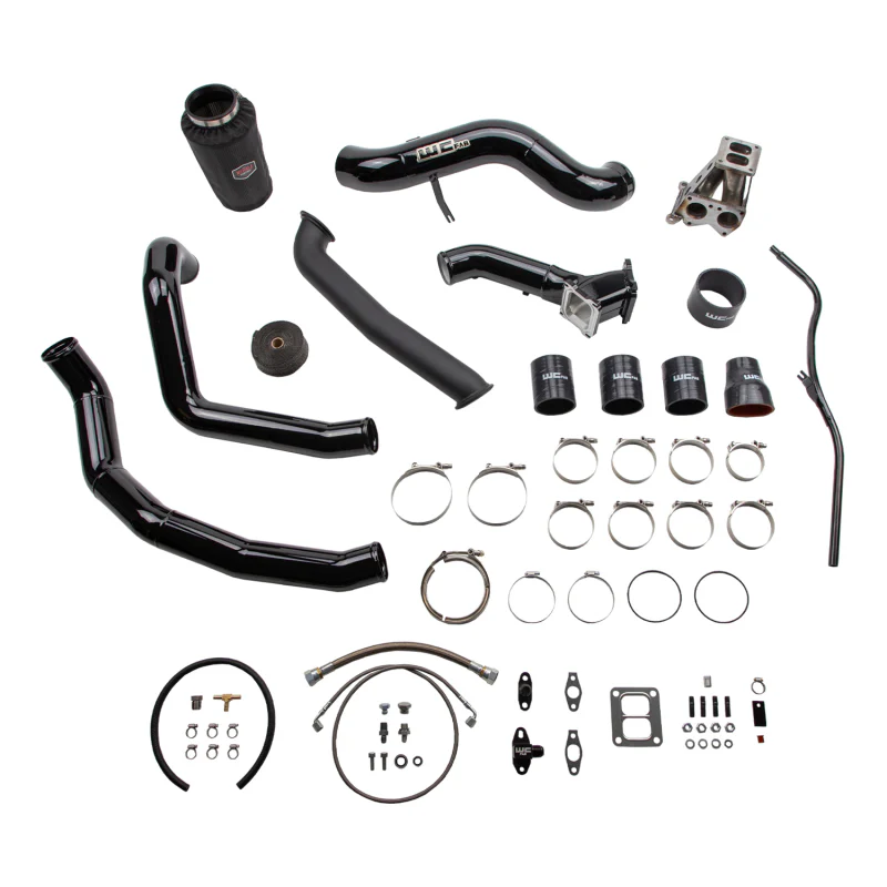 Wehrli 2001-2004 Chevrolet LB7 6.6L Duramax S300 Single Turbo Install Kit - Candy Red - Image 6