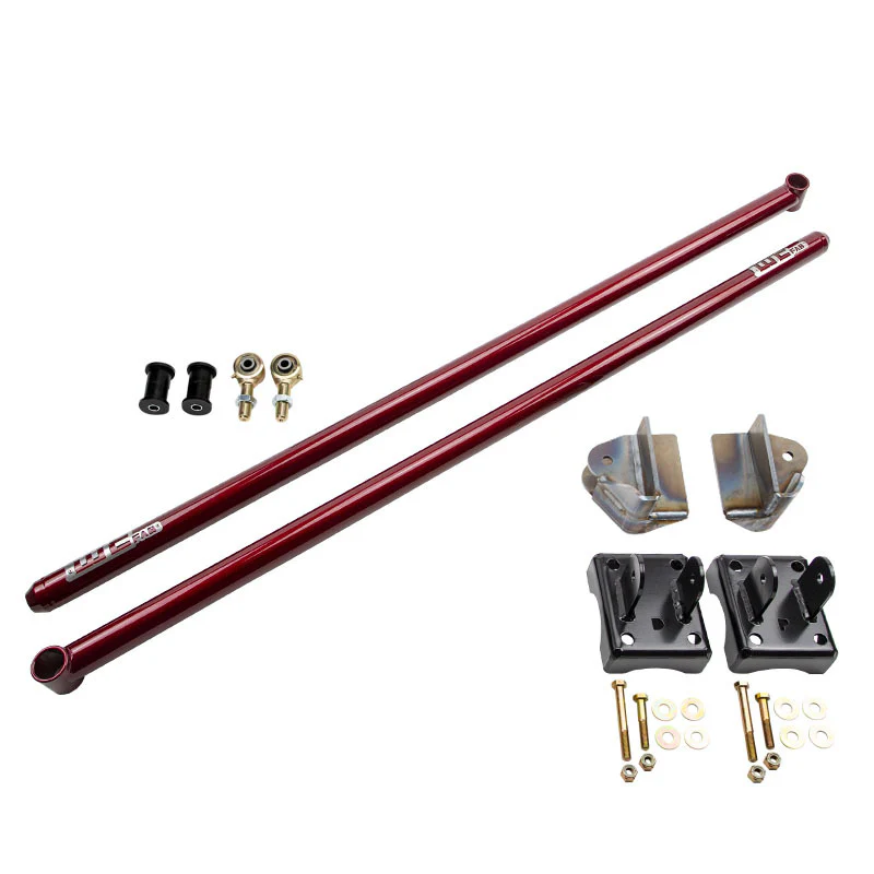 Wehrli 2011-2022 Ford Power Stroke RCLB/CCSB/SCSB 60in Traction Bar KIT WCFab Red - Image 5