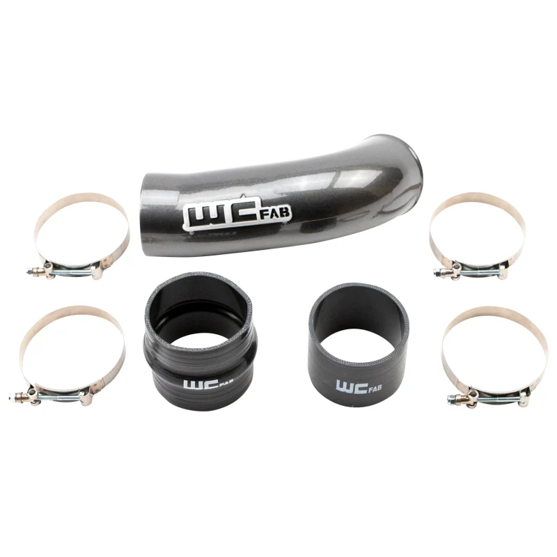 Wehrli 2020-2024 Chevrolet 6.6L L5P Duramax 4in Intake Pipe (Use w/OEM Air Box) - Chevy Orange - Image 3