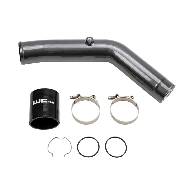 Wehrli 23-24 Ford 6.7L HO Power Stroke 3in Hot Side Intercooler Pipe - Bengal Red