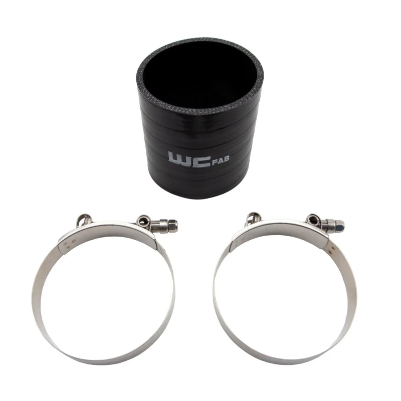 Wehrli 3.5in ID x 4in Long Silicone Boot and Clamp Kit - Image 2