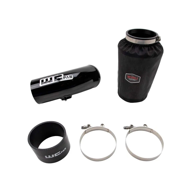 Wehrli Cummins 2nd Gen Swap 4in. Intake Kit - WCFab Red - Image 4