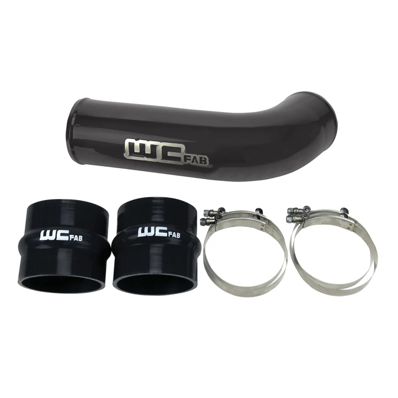 Wehrli 17-19 Chevrolet 6.6L L5P Duramax 4in Intake Resonator Pipe - Bengal Red - Image 3
