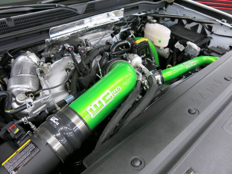 Wehrli 17-19 Chevrolet 6.6L L5P Duramax 4in Intake Resonator Pipe - Bengal Red - Image 5