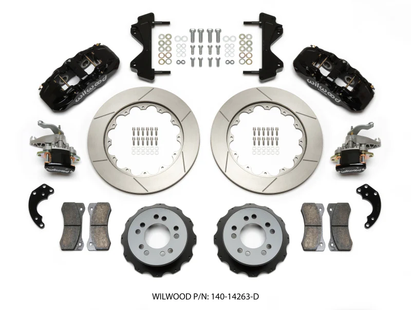 Wilwood AERO4 / MC4 Rear Kit 14.00 Currie Pro-Tour Unit Bearing Floater - Image 2