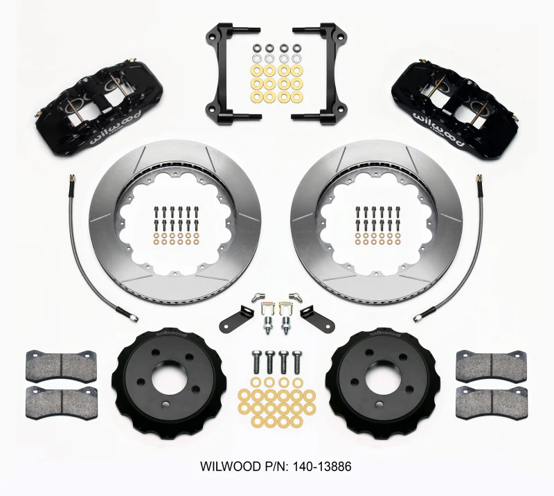 Wilwood AERO6 Front Hat Kit 14.00 15-23 Mustang w/Lines