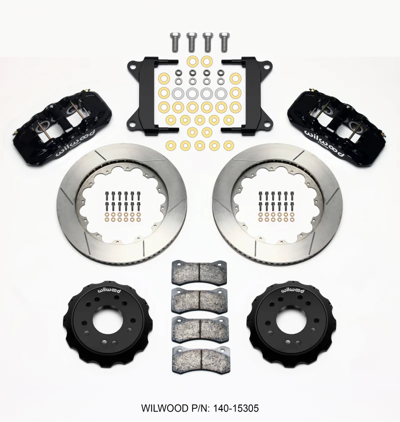 Wilwood AERO6 Front Hat Kit 14.00 63-87 C10 w/ Wilwood Pro Spindles