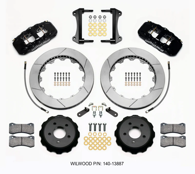 Wilwood AERO6 Front Hat Kit 15.00 15-23 Mustang w/Lines