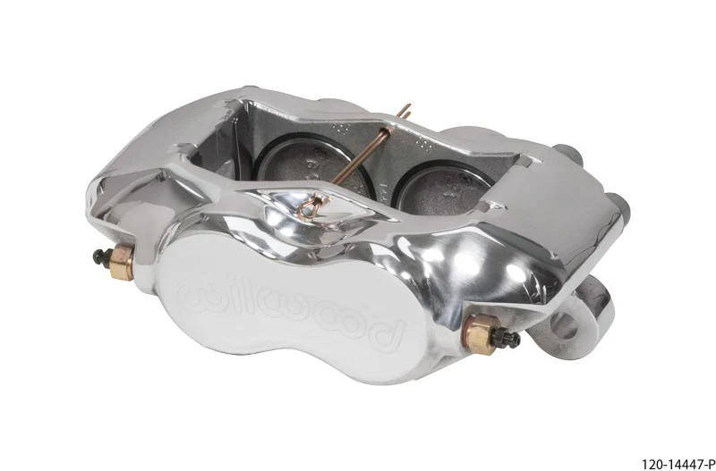 Wilwood Caliper-Forged Dynalite w/Dust Seal-Polished 1.75in Pistons .81in Disc