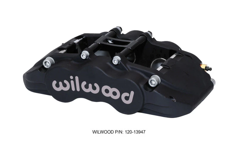 Wilwood Caliper-GN6R-L/H-Black Ano (.80 Thk Pad) 1.75/1.38/1.38in Pistons 1.38in Disc - Image 3