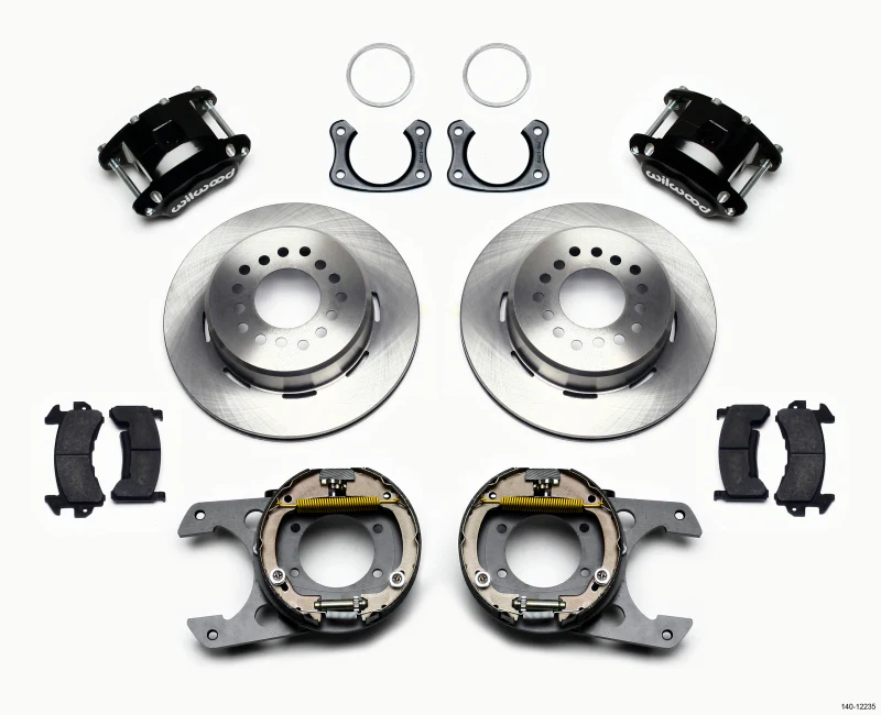 Wilwood D154 P/S Park Brake Kit New Big Ford 2.50in Off Front Mount